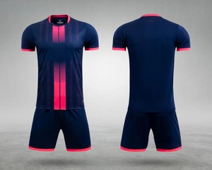 Maillots de football pour hommes à séchage rapide, manches courtes, impression personnalisée, respirants, ensemble de maillots de football, sport, baseball, softball, 100% polyester - Product Image 6