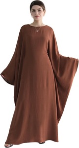 เสื้อผ้าอาบายาของผู้หญิงอิสลามสำหรับใส่กลางแจ้งเสื้อผ้าลำลองขนาดใหญ่พิเศษสินค้าออกใหม่ - Product Image 2