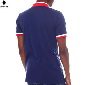 T-shirts POLO personnalisés de haute qualité pour hommes femmes à manches courtes en coton et polyester avec logo personnalisé de prix OEM de gros solide - Product Image 3