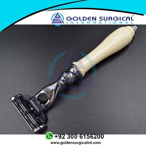 Rasoir exfoliant pour la peau, rasoir de beauté avec 3 lames tranchantes pour homme et support de rasoir, soin du visage, élimination des poils et de la barbe - Product Image 5