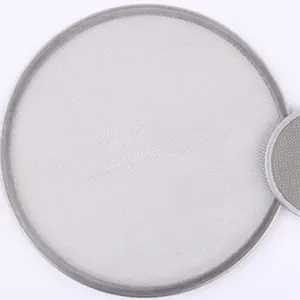 High Quality 304 Stainless Steel Wire Cloth Fine Mesh Screen Metal Edge Covering Micron Filter Disc Cutting Bending Services