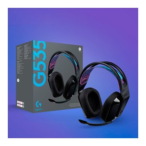 Auriculares para Juegos G535 Inalámbricos USB Negros con Respuesta de Frecuencia de 20Hz a 20kHz - Product Image 2