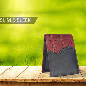 Accessoires de mode Portefeuilles en cuir véritable Ouverts Courts Personnalisables Haute qualité Écologique Faible MOQ Concevez votre propre produit - Product Image 4