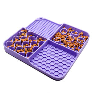 SINCERE Modern Dog Slow Feeder IQ Training Food Bowl Puzzle Feeder Premium Pet Feeding <b>Mat</b> Food Grade <b>Silicone</b> - Product Image 4