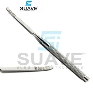 Juego de cinceles dentales con impresión de logotipo personalizado, de buena calidad de forma curva producto nuevo, por SUAVE SURGICAL INSTRUMENTS - Product Image 6