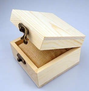 Caja de Joyería de Madera, Caja de Regalo Cuadrada para Reloj con Tapa con Bisagras Personalizada, Diseño Moderno, Caja de Madera de Venta Caliente - Product Image 2