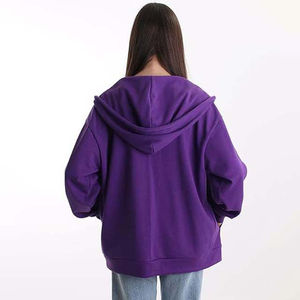 Sudaderas con Capucha para Mujer, Sudaderas Cortas con Cierre, Sudaderas de Manga Larga a Precio de Mayoreo, Tallas Grandes, Ropa Transpirable para Mujer - Product Image 2
