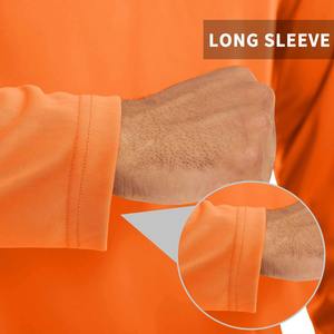 Chemise de pêche pour homme de haute qualité personnalisée, UPF 50, manches longues, fermeture éclair 1/4, combinaison de pêche, logo personnalisé, chemise à manches longues, combinaison de pêche - Product Image 6