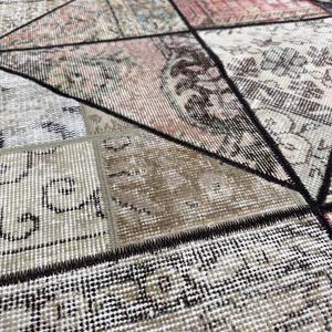 2.5x6.9 ft <b>Rug</b>, <b>Runner</b> Vintage <b>Rug</b>, Gray Abstract <b>Rug</b> - Product Image 5