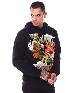 500 GSM surdimensionné pull à capuche goutte épaule poids lourd bouffée impression sweats à capuche hommes pour haute qualité - Product Image 5