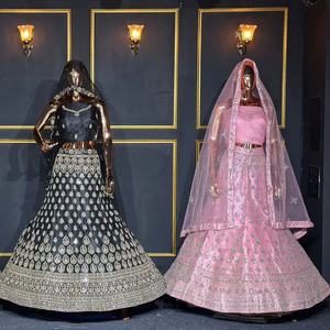 Filet choli de créateur exclusif avec broderie Dori de travail Shisha miroir lourd et pierres Jarkan parfaites pour les mariages - Product Image 1