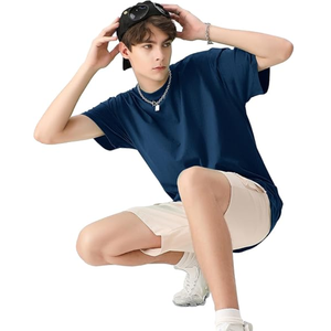 เสื้อยืดผ้าฝ้าย100% โอเวอร์ไซส์สำหรับผู้ชายเสื้อยืดผู้ชายพิมพ์ลายแบบกำหนดเอง - Product Image 3