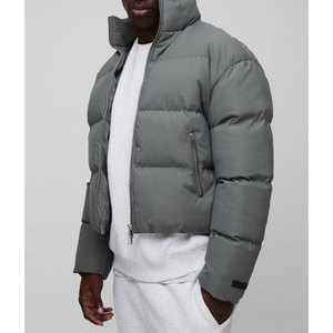 Chaqueta acolchada de gran tamaño para hombre, ropa de calle de moda, OEM ODM, chaqueta acolchada para clima frío para hombre, logotipo personalizado - Product Image 1