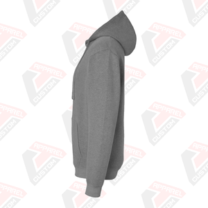 Sudadera con capucha de gran tamaño bordada con logotipo personalizado, jersey de calle lavado con piedra ácida para hombre, temporada de invierno de algodón 100% - Product Image 3