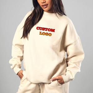 เสื้อสเวตเชิ้ตคอกลมแฟชั่นลำลองสไตล์คนเมืองสำหรับผู้หญิง รุ่นใหม่ล่าสุด เสื้อผ้าฤดูใบไม้ร่วงและฤดูหนาว แขนยาว ใส่สบาย เหมาะกับกิจกรรมกลางแจ้ง ทรงหลวม ใส่ออกกำลังกายได้ - Product Image 1