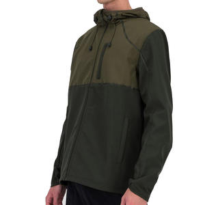 Veste d'hiver softshell, résistante à l'eau, coupe-vent, respirante, tissu polyester/coton imperméable, logo frontal pour l'extérieur - Product Image 2