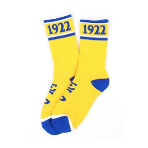 Calcetines Tejidos Unisex Sigma Gamma Rho para Invierno, Transpirables, Gruesos, de Forro Polar, Material de Nailon/Algodón, Logotipo Personalizado (Parte Inferior/Cuerpo) - Product Image 2