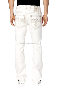 Dernière mode de broderie personnalisée sur poche arrière Denim Jeans - Product Image 3