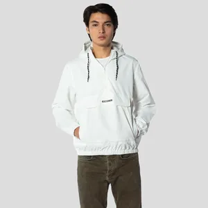 Haute qualité imperméable à capuche veste d'hiver hommes respirant coupe-vent toile tissu longue longueur en plein air Sports d'hiver lettre - Product Image 1
