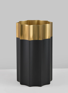 Best Selling Gold Two Color Metal Long <b>Vase</b> for Home <b>Decor</b> - Product Image 6