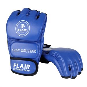 ถุงมือ MMA แบบครึ่งนิ้วทำจากหนัง PU สำหรับผู้ชายถุงมือฝึกขนาดพลัสไซส์สำหรับฝึกชกมวย - Product Image 1