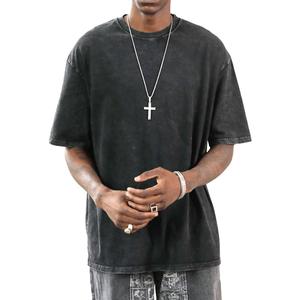 2025ทีเชิ้ตผู้ชายขนาดใหญ่พิเศษเสื้อยืดผ้าฝ้ายขนาดใหญ่เสื้อยืดวินเทจทรงหลวมแขนสั้นลำลองสำหรับผู้ชาย - Product Image 2