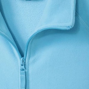 Sweat-shirt à capuche court de sport avec fermeture éclair en molleton de coton lourd de haute qualité pour femmes avec logo personnalisé - Product Image 4