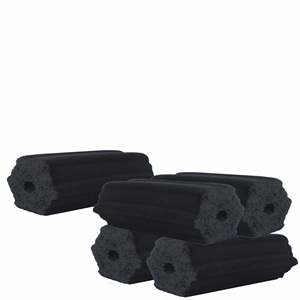 Narguilé Shisha à faible teneur en cendres Hexa noir briquette de charbon de bois produit indonésien coquille de noix de coco naturelle 10Kg Carton marque propre acheteur Europe - Product Image 6