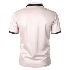 Polos pour hommes respirants de qualité supérieure personnaliser la conception t-shirt polo décontracté 2025 100% coton polos d'été - Product Image 4
