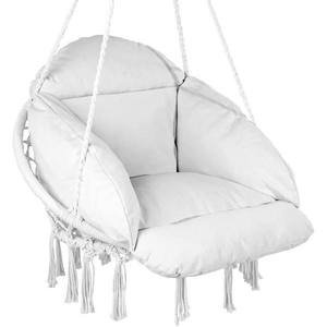 เก้าอี้แขวนทรงไข่ไม้สไตล์โมเดิร์นคุณภาพดี เฟอร์นิเจอร์กลางแจ้งสำหรับลานบ้านขนาดใหญ่ ลดราคาจากโรงงาน ราคาถูก - Product Image 5