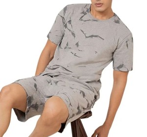 Venta al por mayor de alta calidad de 2 piezas de verano corto conjunto de impresión personalizada en todo traje corto de manga de diseño de camiseta y conjunto corto para los hombres - Product Image 6