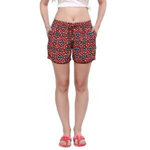 Evolove Women's Soft Breathable Rayon Shorts XS Hot Shorts Bermuda & Biker Styles Short Pants with Booty Pattern - Product Image 5