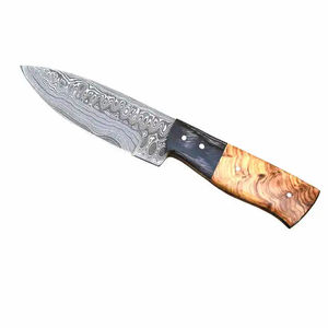 Couteaux à désosser de chef en acier Damas faits à la main avec manche en bois – Couteau de cuisine à désosser personnalisé pour usage quotidien - Product Image 1