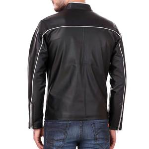 Chaqueta de cuero para hombre de talla regular de calidad superior Diseño único Chaqueta de cuero para hombre de buena calidad - Product Image 3