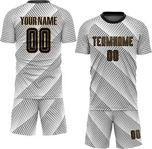 Uniforme de fútbol de poliéster 100% de último diseño, uniforme profesional para niños de nuevo estilo, Color sólido de calidad Premium a la venta - Product Image 3