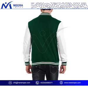 Toutes les saisons Veste universitaire légère respirante Style High Street Broderie personnalisée Mode quotidienne Hiver avec tissu tissé - Product Image 4