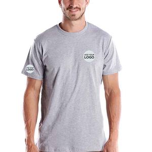 Camiseta de Corte Ajustado con Logotipo Estampado en el Cuello para Hombre, Mezcla Triple - Product Image 5