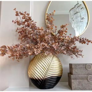 Florero de Metal de lujo moderno para la decoración del hogar y de la boda uso interior/exterior hecho a mano respetuoso con el medio ambiente jarrón de mesa decoración Impex - Product Image 5