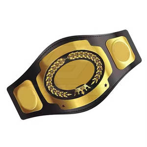 Cinturón de Campeonato de Lucha Libre Profesional Personalizable de Cuero Ligero para Entrenamiento de Artes Marciales Unisex, Servicio OEM - Product Image 6