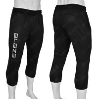 Pantalon de football mi-long décontracté pour homme, séchage rapide, imperméable, en polyester, avec logo imprimé par sublimation, personnalisable, cordon de serrage