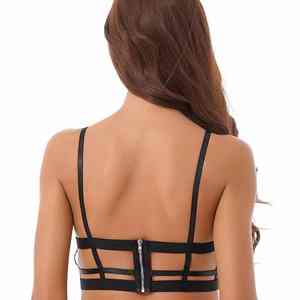 Soutien-gorge pour femmes de haute qualité en spandex/polyester, simple, sexy, respirant, imperméable, fabriqué au Pakistan, contrôle léger, grande taille, dos nageur - Product Image 2