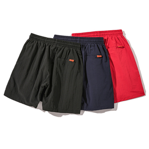 Short de gymnastique personnalisable pour hommes, respirant, imperméable, anti-rides, solide, 100% polyester, design décontracté - Product Image 4