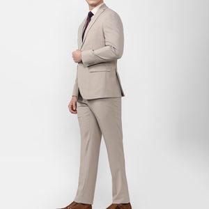 Mode nouveaux hommes loisirs Boutique affaires couleur unie respirant costume de mariage manteau pantalon gilet 3 pièces ensemble robe Blazers veste - Product Image 4