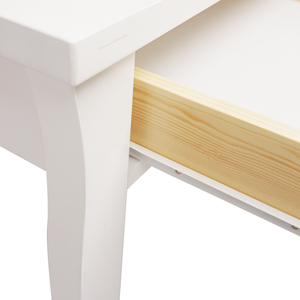 Grossistes en ligne de meubles pour enfants, design ondulé mignon, table blanche pour enfants en bois massif et bois MDF pour filles de 6 à 14 ans - Product Image 3