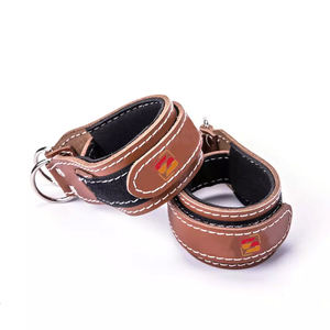 Correas de Tobillo Ajustables de Cuero Acolchado de Alta Calidad, Diseño Antideslizante y Duradero, Transpirable, Unisex para Adultos, Cierre de Doble Anillo - Product Image 5