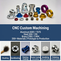 Pièces usinées CNC de précision OEM, service de fabrication sur mesure, composants métalliques en aluminium, acier, laiton