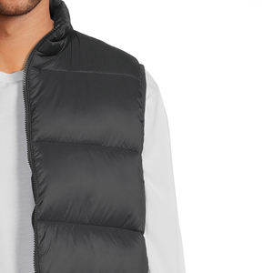 เสื้อกั๊กขนเป็ดแขนกุดผ้ายีนส์สำหรับผู้ชายเสื้อขนเป็ดแบบระบายอากาศได้ดีสินค้ามาใหม่ - Product Image 5