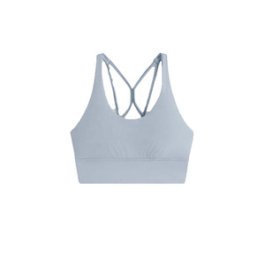 เสื้อชั้นในกีฬาผู้หญิงแบบกลับด้านได้ พิมพ์โลโก้ได้ เป็นมิตรกับสิ่งแวดล้อม ยืดได้สี่ทิศทาง คุณภาพสูง บริการรับผลิตแบบ OEM/ODM - Product Image 5