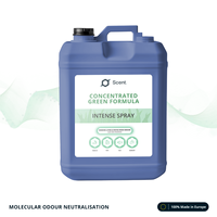 Neutralisateur d'odeurs en spray intense, formule verte : odeurs de tabac, d'animaux domestiques, de poisson et d'humidité - Fût de 25 kg - Concentré