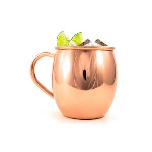 Venta caliente Moscow Mule Mugs Marcas Copper Mule Mug Vodka con vaso de cobre puro minimalista de alta calidad sin plomo - Product Image 1